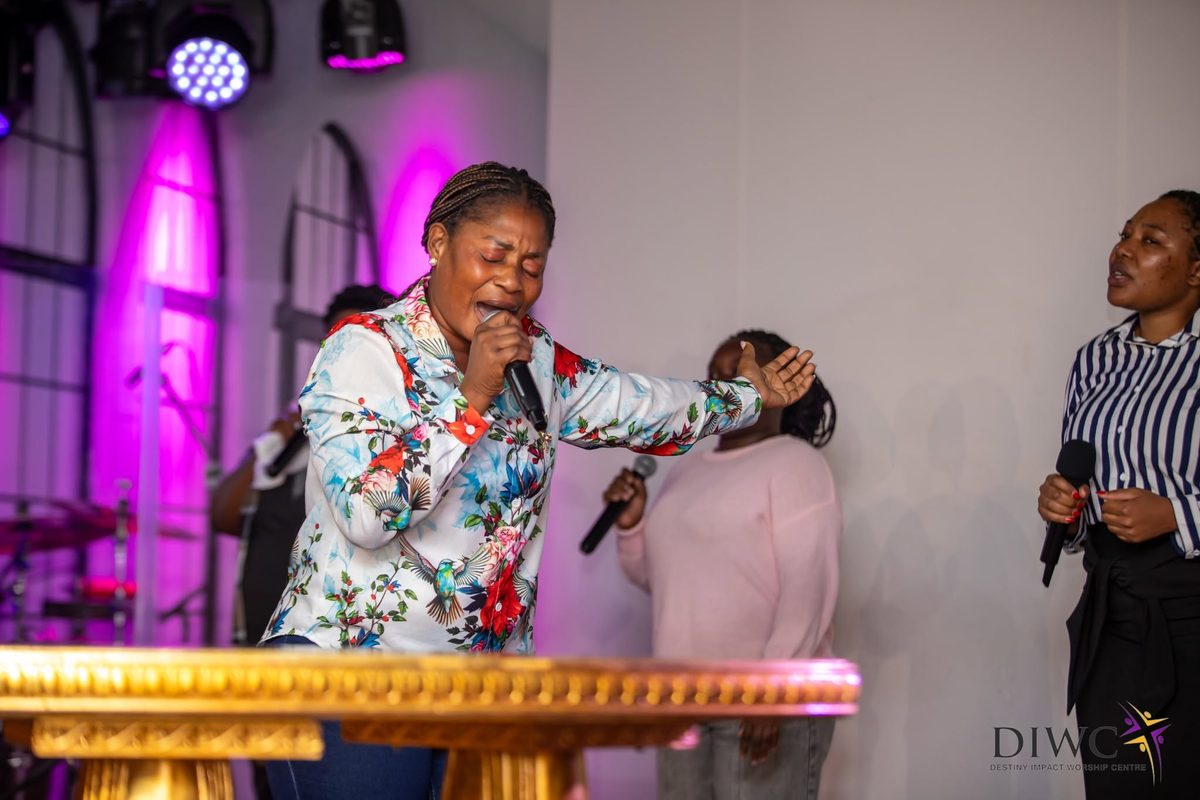 Leading the congregation in worship